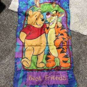Vintage Winnie the Pooh and Tigger Sleeping Bag